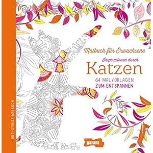 Malbuch für Erwachsene Katzen