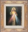 The Divine Mercy in English or Spanish Framed Art, 13.5" x 15.5" - MADE IN ITALY