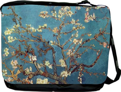 Van Gogh Almond Blossoms Design Messenger Bag - School Bag - Laptop Bag - Reporter Bag - Unisex - Ideal Gift for all occassions! Van Gogh Almond Blossoms Design Messenger Bag - School Bag - Laptop Bag - Reporter Bag - Unisex - Ideal Gift for all occassions!