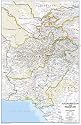 Afghanistan Pakistan Wall Map - Laminated (National Geographic)