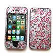 Apple iPhone 4 & 4S Rubberized Snap-On Protector Hard Case Image Cover "Love You" Design