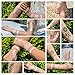 Bbei 6 Sheets Henna Body Paints Temporary Tattoos Stickers Whitelace Tattoo for Girls, Women Necklace, Bracelets Patterns (White)