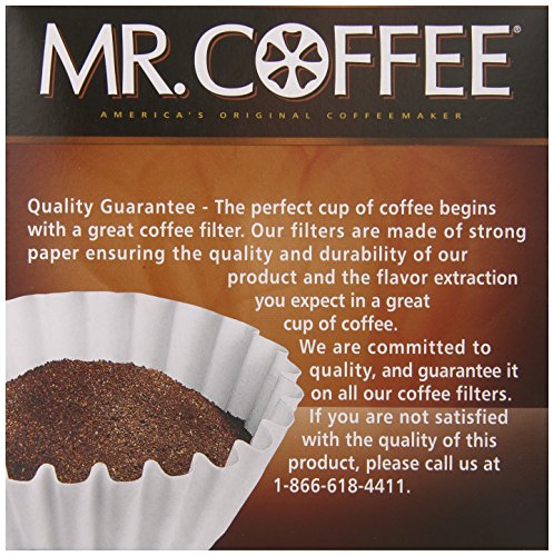 Mr. Coffee Basket Coffee Filters, 8-12 Cup, White Paper, 8-inch, 100-Count Boxes (Pack of 12)
Mr. Coffee Basket Coffee Filters, 8-12 Cup, White Paper, 8-inch, 100-Count Boxes (Pack of 12)
