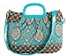 Vera Bradley Patchwork Collection Charleston Tote Bag in Totally Turq