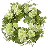 Summer Green Hydrangea Wreath # WR4692