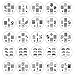 Bundle Monster Nail Art Nailart Polish Stamp Stamping Manicure Image Plates Accessories Set Kit 25pc