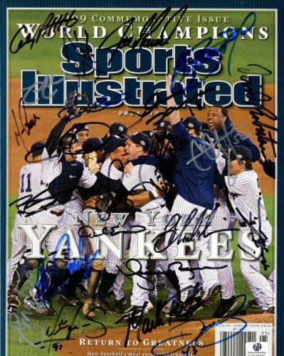 2009 New York Yankees Team Signed Magazine - GAI - Arod, Rivera, Cano & Sabathia - Autographed MLB Magazines