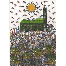 poster / affiche a deer fight below beit chabab monastry est disperible en (L x H): 30 x 40 cm de...
