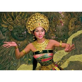 Jumbo Puzzle - Gold Collection - Bali Dancer (1000 pieces)