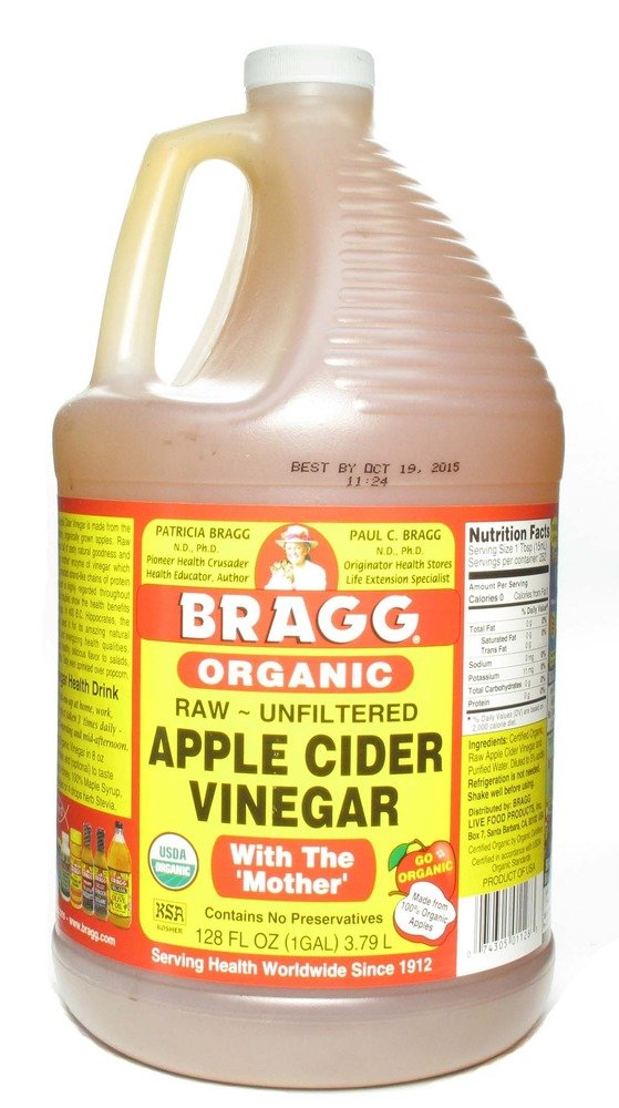 Amazon.com : Bragg Organic Raw Apple Cider Vinegar, 128 Ounce - 1 ...
