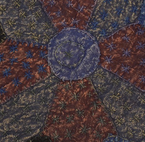 Imagen 3 de Étnico indio Cojín de algodón hecho a mano cover set Adorna con Patch y Bordado Jogi Work Size 16 x 16 pulgadas Juego de 5 piezas