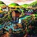 Yellow Ribbon Path 1000pc Jigsaw Puzzle by Tom Antonishak