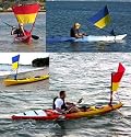 Pacific Action Sit-On-Top Kayak Sail Kit