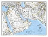 Afghanistan, Pakistan, and the Middle East Wall Map
