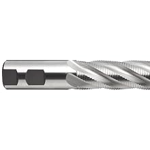 Melin Tool CC-L Cobalt Steel Square Nose End Mills, Inch, Long Length, Weldon Shank, TiCN Finish, 30 Degree Helix, For Use With Cast Iron, Steel/Steel Alloys, Titanium/Titanium Alloys