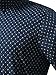 Bentibo Mens Navy Casual Pattern Printed Long Sleeve Button Down Cotton Dress Shirts M