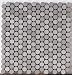 Brushed Stainless Steel with Ceramic Base 12 x 12 Mesh