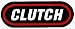 Clutch - Red, Black & White Oval Logo - Sticker / Decal