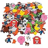 OTC - 500 Barnyard Foam Self-Adhesive Farm Shapes