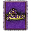 East Carolina Pirates NCAA Triple Woven Jacquard Throw (019 Focus) (48x60")"