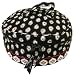Vera Bradley Classic Black Travel Cosmetic Case