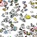 Goodlucky365 100pcs Mixed Random Floating Charms for Glass Living Memory Lockets DIY Wholesale