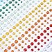 eBoot 900 Pieces 3mm 4mm 5mm Colorful Rhinestone Sticker Sheet
