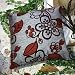 Bettino - [Darkred Plum Blossom] Decorative Pillow Cushion / Floor Cushion (23.6 by 23.6 inches)