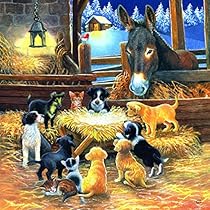 Barnyard Nativity - A 500 Piece Jigsaw Puzzle By SunsOut
