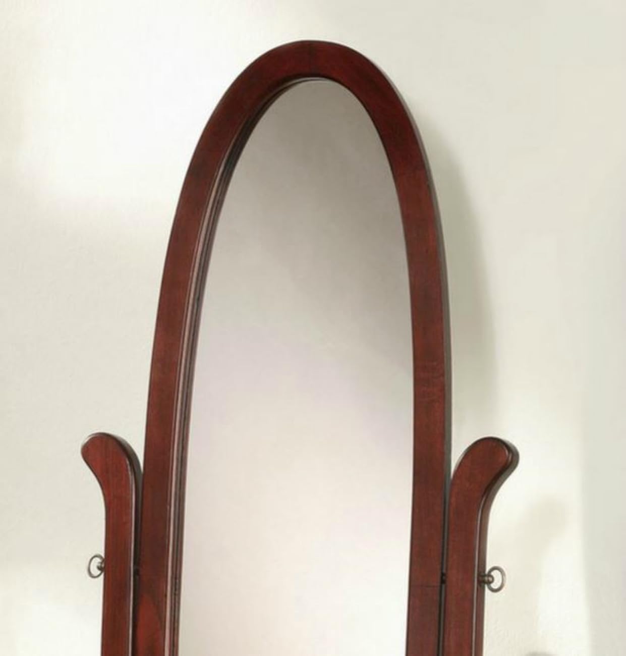Wildon Home Cherry Full Length Standing Seatac Cheval Floor Mirror