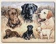 Small Cutting Board ~ Labrador Retriever - Rascal Become Legends ~ 8x10 ~ made of tempered glass ~ code 056