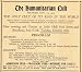 1915 Ad Humanitarian Cult Spero Wallstein Leslie Hall - Original Print Ad