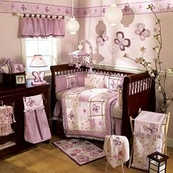 CoCaLo Sugar Plum 6 Piece Crib Bedding Set