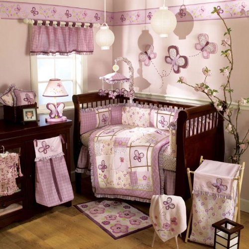 CoCaLo Sugar Plum 6 Piece Crib Bedding Set