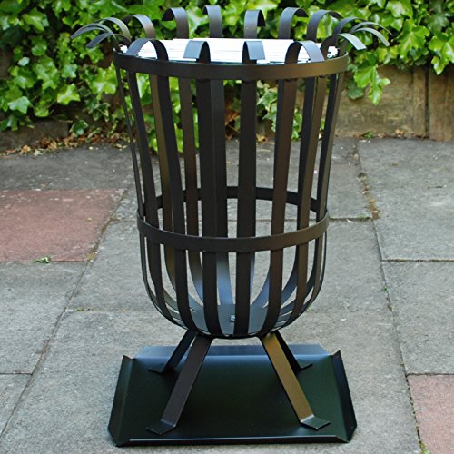 Crazygadget Brazier Bbq Cooking Fire Pit Incinerator Log Wood Burner