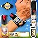 Wrist Saver Black Pepper Spray For Running - Jogging - Walking - Hiking - Wristband with LED Light & Id Card For Personal Protection