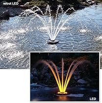 Hot Sale Kasco Aerating Fountain with Lights - 1/4 HP, 50-Ft. Cord, Model# 1400JFL050