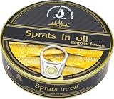 Brivais Vilnis Sprats In Oil, 5.6-Ounce Jars (Pack of 72)