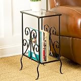 Contemporary Scroll Magazine Table