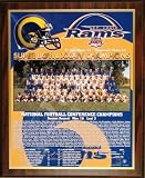 1999 St Louis Rams Super Bowl Plaque