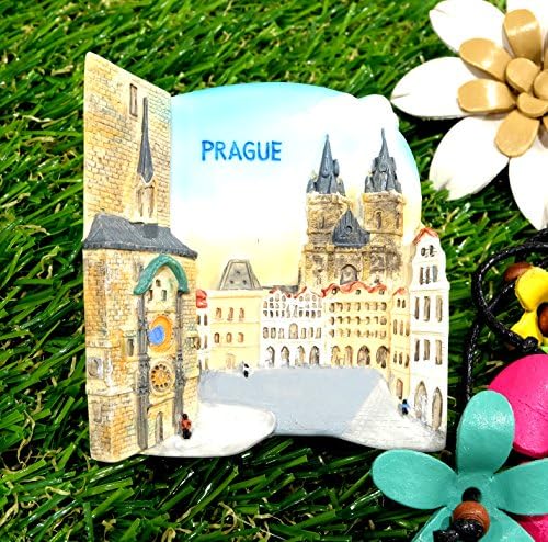 OLD Town Hall &amp; Astronomical 3d Fridge Magnet Souvenir Ceramic Resin Gifts