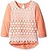Speechless Big Girls' Lace Front Fashion Top
