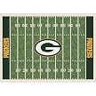 Green Bay Packers Field Rug - 7'8"x10'9"
