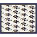 Baltimore Ravens All-Over Logo Rug - 10'9x13'2