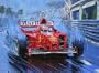 Limited Edition Michael Schumacher Racing Print by Nicholas Watts