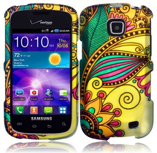 For Samsung©Galaxy Proclaim S720C Illusion i110 Hard Design Cover Case Antique Flower Accessory