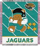 Jacksonville Jaguars NFL Triple Woven Jacquard Throw (Baby Series) (36x46")