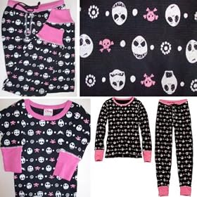 Buy DISNEY NIGHTMARE BEFORE CHRISTMAS JACK SKELLINGTON PAJAMAS Thermal Black Ladies by Disney