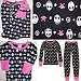 DISNEY NIGHTMARE BEFORE CHRISTMAS JACK SKELLINGTON PAJAMAS Thermal Black Womens