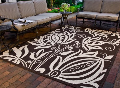Andros Indoor Outdoor Polypropylene 6' 7 x 9' 6 Rug